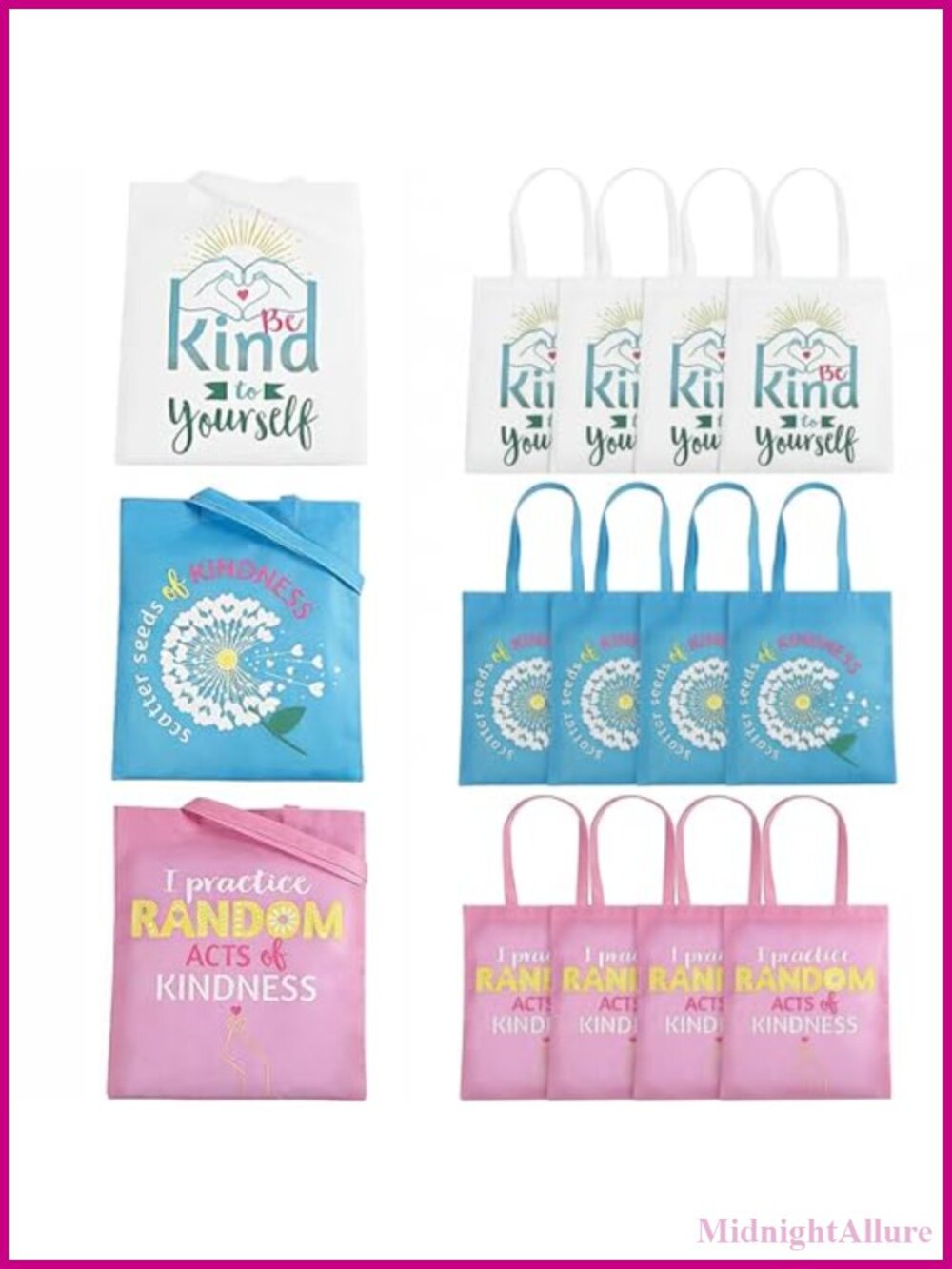 Nonwoven Tote Bags 15x17 Large Durable Reusable Travel Shopper 12 Pack